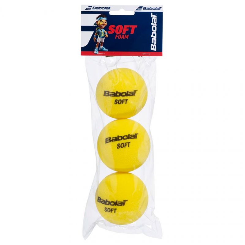 Babolat mīkstās putu tenisa bumbiņas 3 gab. 501058
