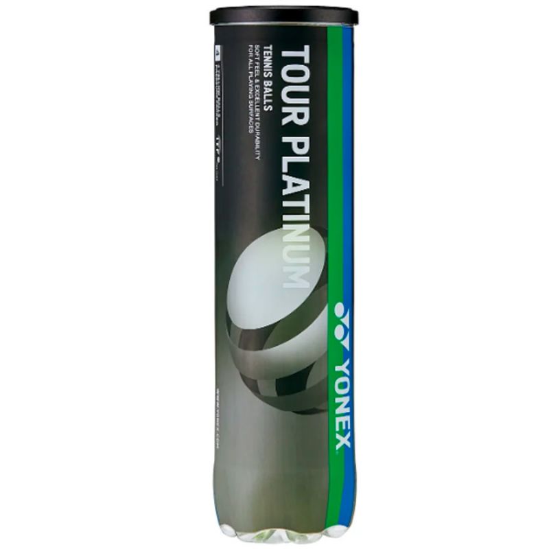 Yonex Tour Platinum tenisa bumbiņas, 4 gab., TB-TP4PEX