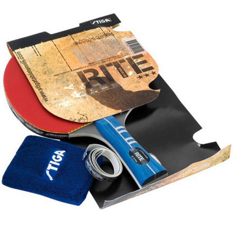 Stiga Rite Galda tenisa rakete + terry cloth and wrapper 151901