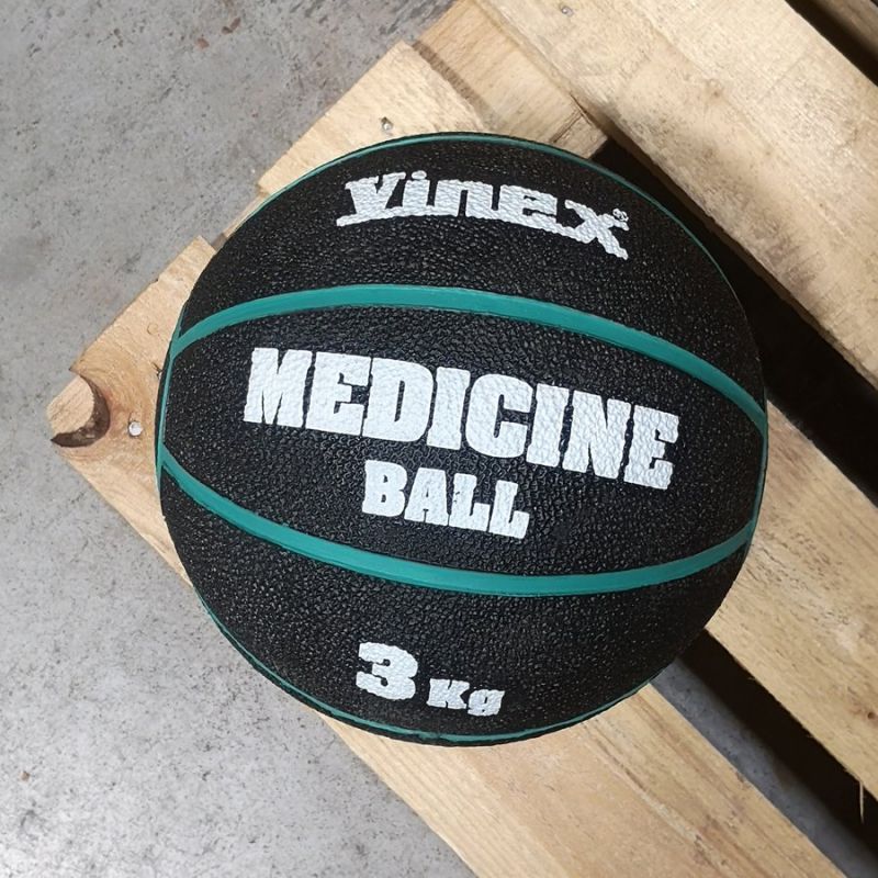 Medicīniskās bumbas rehabilitācija Vinex VMB-L003G 3kg HS-TNK-000008476