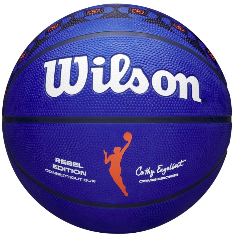 Wilson WNBA Rebel Edition Connecticut Sun WZ4021203XB Basketbola bumba