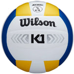 Wilson K1 sudraba volejbola bumba WTH1895B2XB