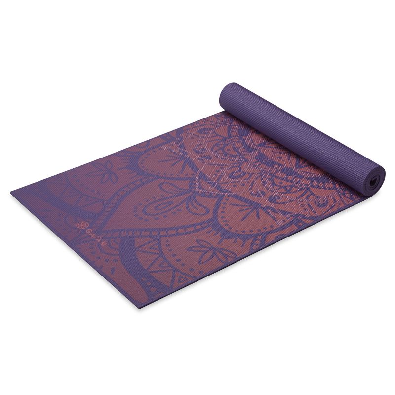 Vingrošanas paklājiņš Gaiam Premium Athenian Rose 6 mm 63958