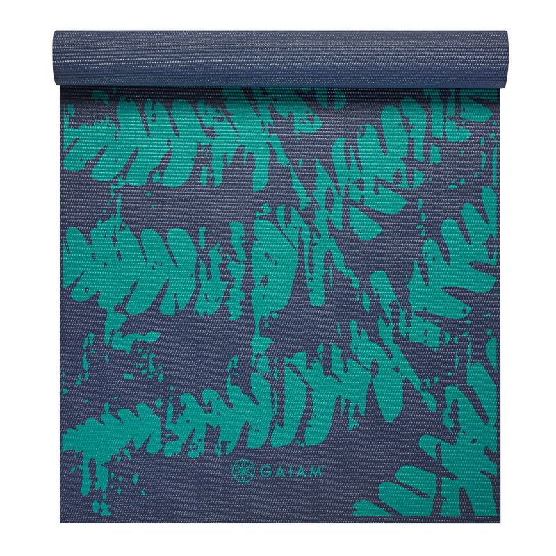 Vingrošanas paklājiņš Gaiam Midnight Fern 4 mm 62430