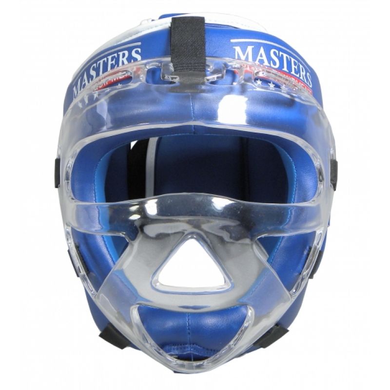 Meistaru boksa ķivere ar masku KSSPU-M (WAKO apstiprināta) 02119891-M02 - czerwony+M