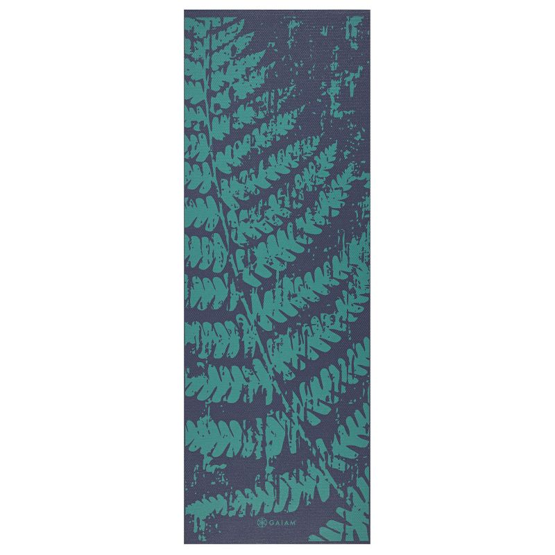 Vingrošanas paklājiņš Gaiam Midnight Fern 4 mm 62430