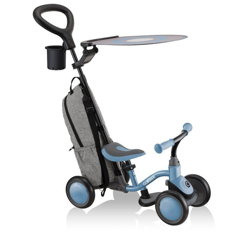 Daudzfunkcionāls velosipēds Globber Learning Bike 3in1 Deluxe 639-200 Ash Blue