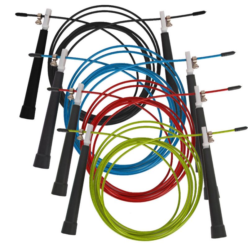 Lecamaukla Speed steel rope regulējama S825877 - czarny