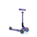 Trīsriteņu skrejritenis Globber salokāmās gaismas Violet Jr 437-103