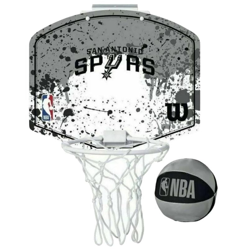 Basketbola vairogs Wilson NBA Team San Antonio Spurs Mini Hoop WTBA1302SAN