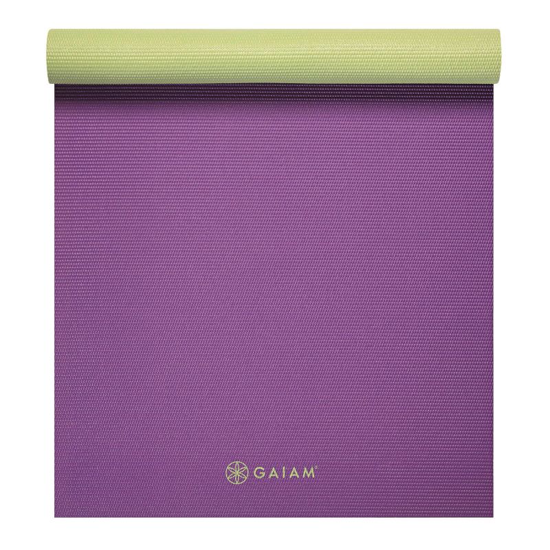 Double-sided Vingrošanas paklājiņš Gaiam Grape Cluster 4mm 62518