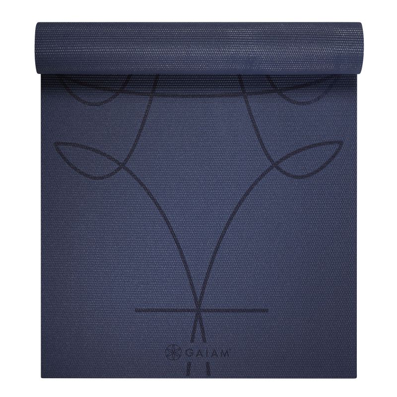 Vingrošanas paklājiņš Gaiam Aligment Ink 6 mm 64015