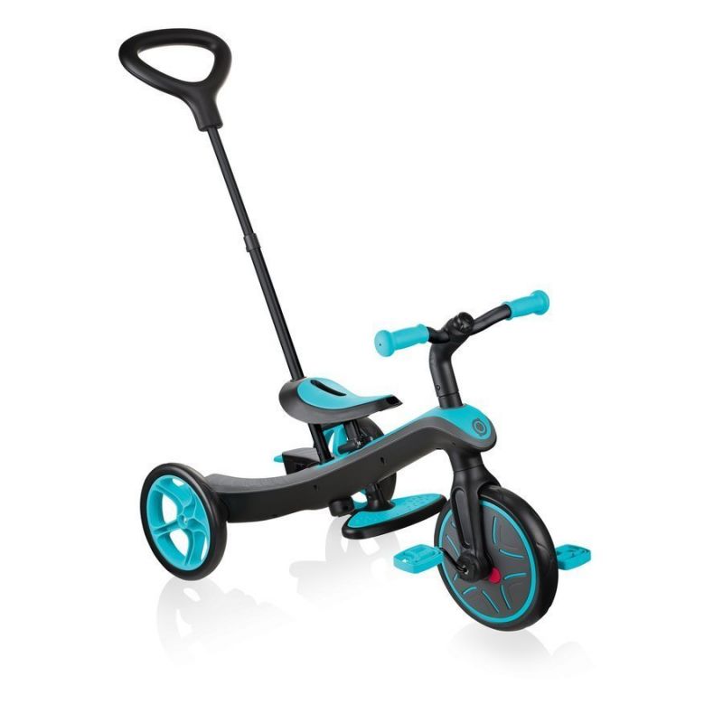 Trīsritenis, ritošā daļa Globber Explorer Trike Teal 631-105 HS-TNK-000013811