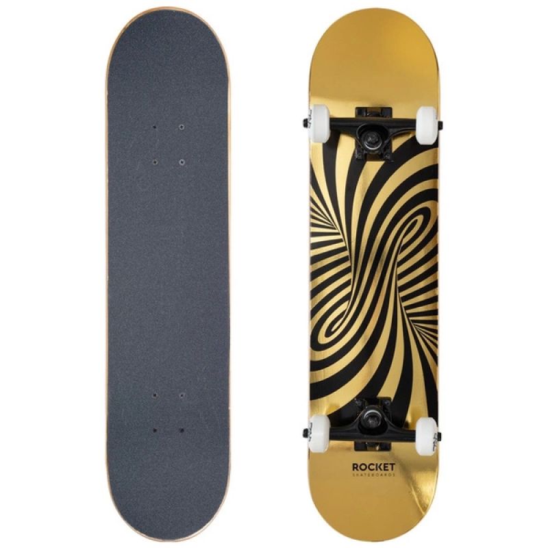 Rocket Twisted Foli Gold skeitbords 7,5" RKT-COM-1555