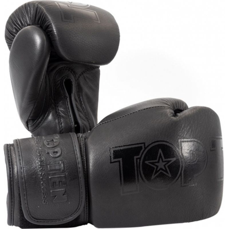 TOP DESMIT "Black'n'Black" boksa cimdi - 14 oz