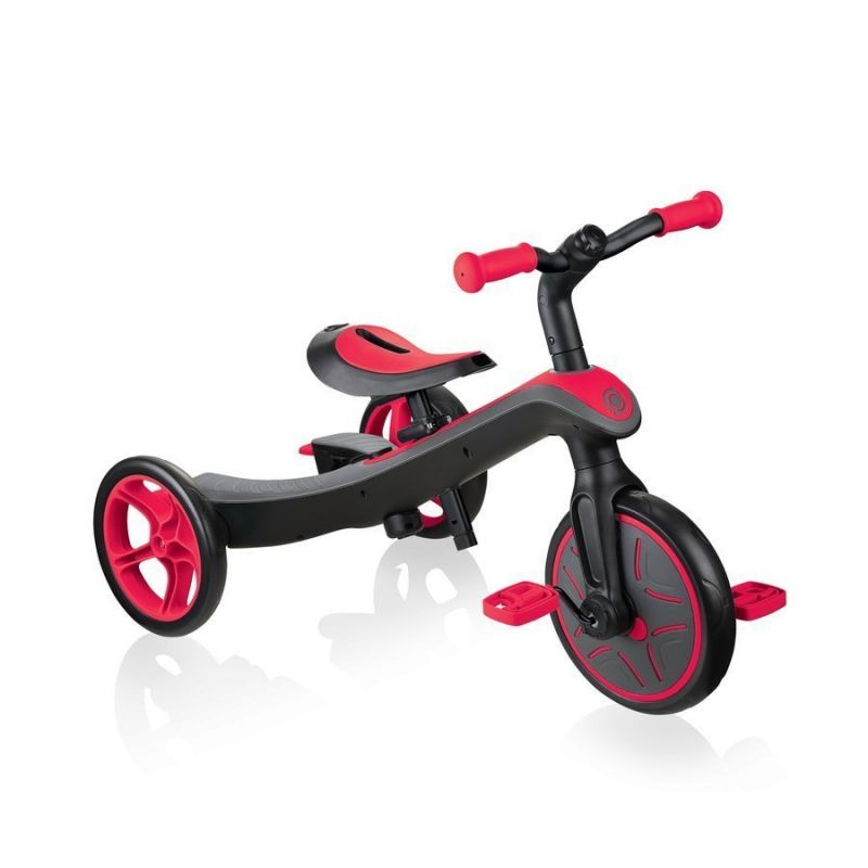 Trīsritenis, ritošā daļa Globber Explorer Trike Red 630-102 HS-TNK-000013814
