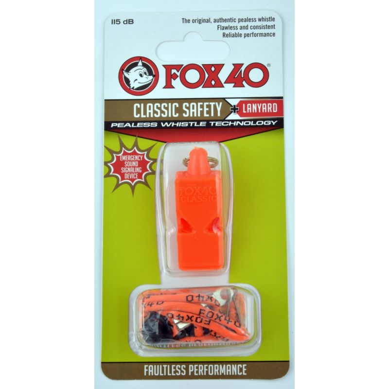 Svilpe Fox 40 Classic + aukla 9903-0308 oranža