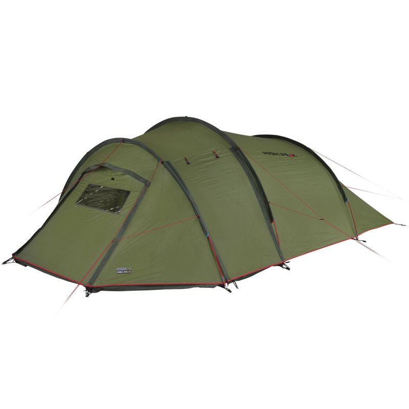 High Peak Falcon 4 LW Telts Olive Red 10334