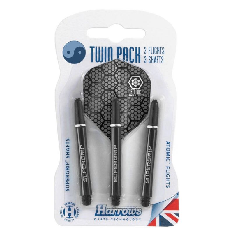Harrows divvietīgais Supergrip kāts + Atomic lidojumi HS-TNK-000013681