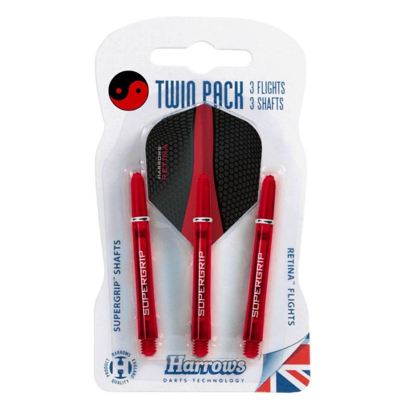 Harrows dubultpakas Supergrip kāti + Retina spalvas HS-TNK-000013683