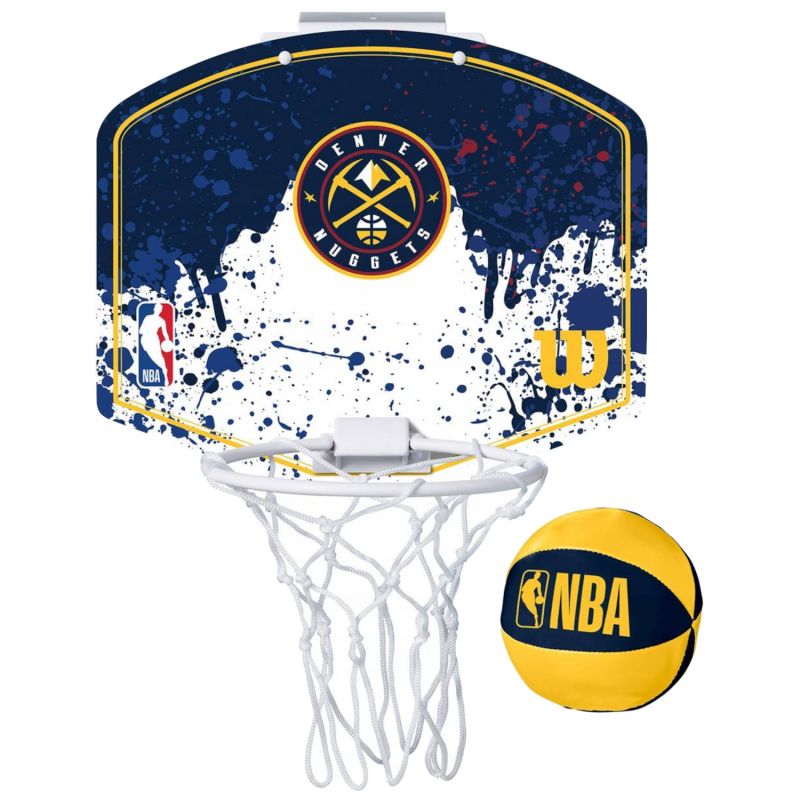 Basketbola vairogs Wilson NBA Team Denver Nuggets Mini Hoop WTBA1302DEN
