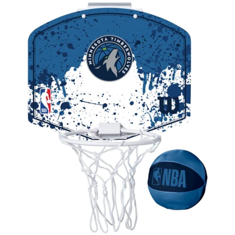 Basketbola vairogs Wilson NBA Team Minnesota Timberwolves Mini Hoop WTBA1302MIN