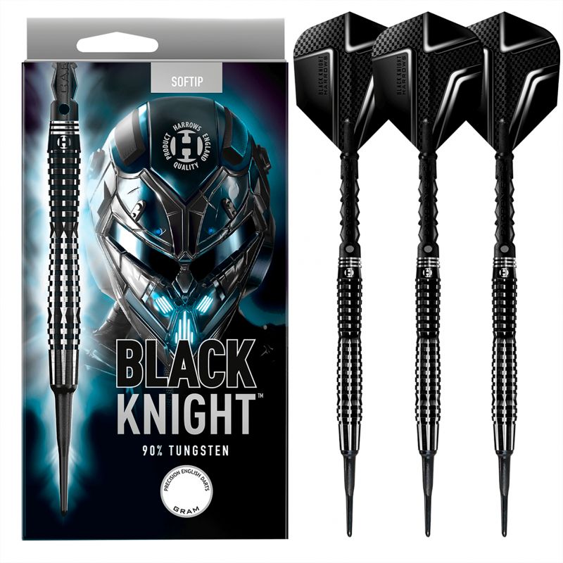 Šautriņas Harrows Black Knight 90% mīkstās - 18 g