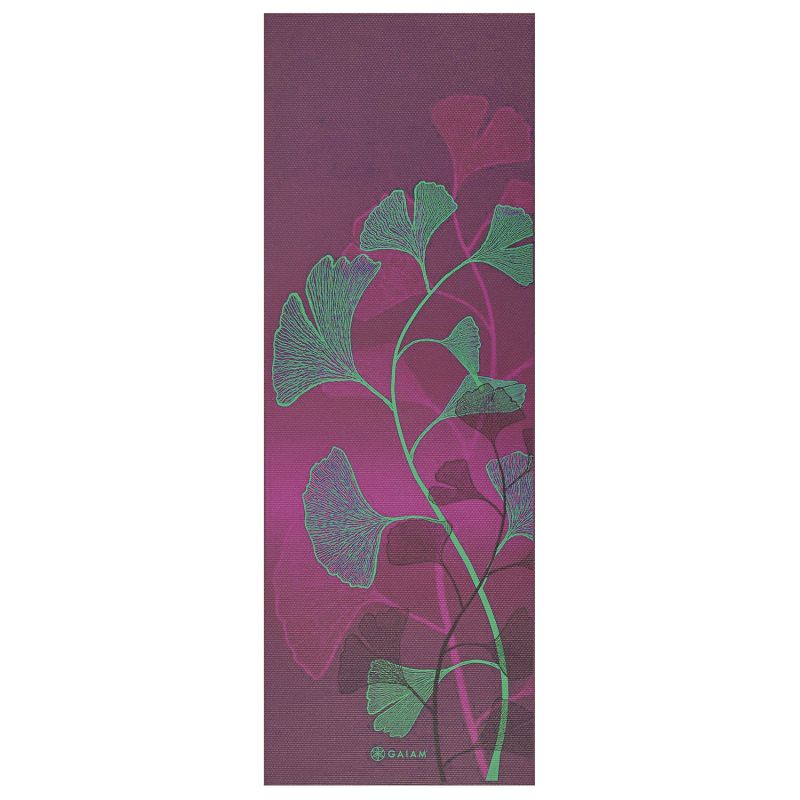 Gaiam Vingrošanas paklājiņš Premium Lily Shadws 6 MM 62433