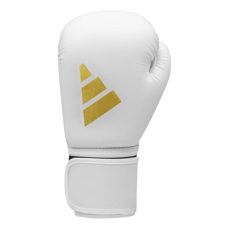 Adidas SPEED 50 boksa cimdi baltā zelta - 10 oz