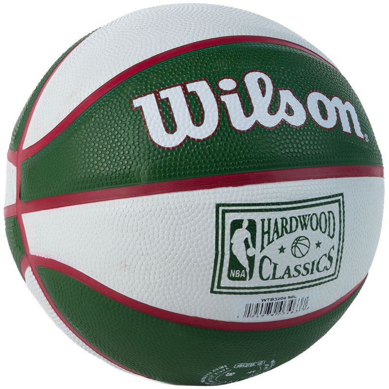 Wilson NBA Team Retro Milwaukee Bucks Mini Futbola bumba WTB3200XBMIL