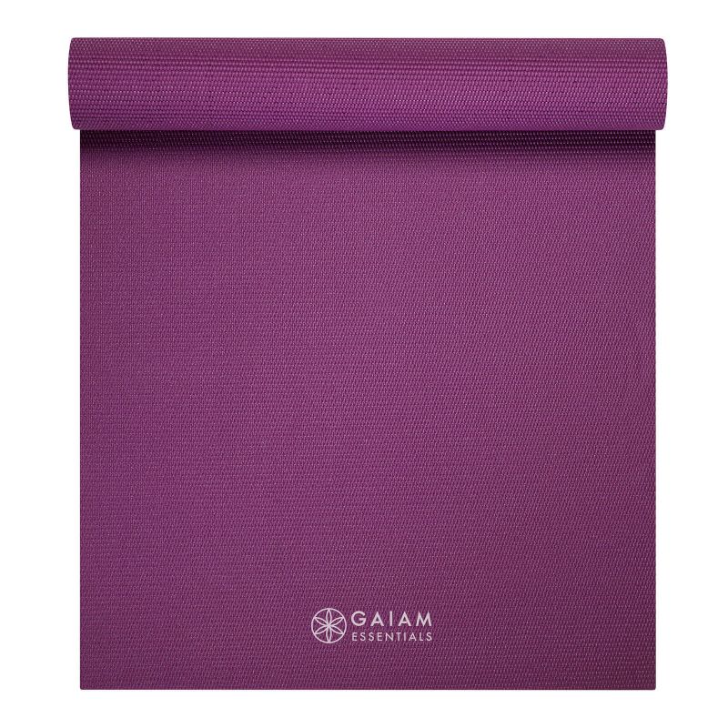 Gaiam Essentials 6 mm Vingrošanas paklājiņš with strap 63313