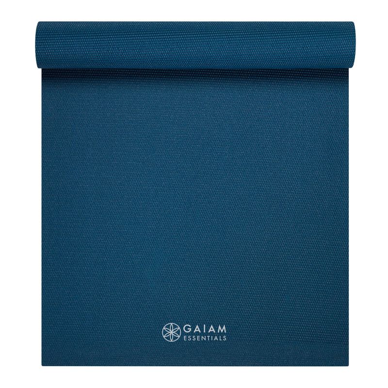 Vingrošanas paklājiņš Gaiam Essentials 6 mm with heart Navy 63314