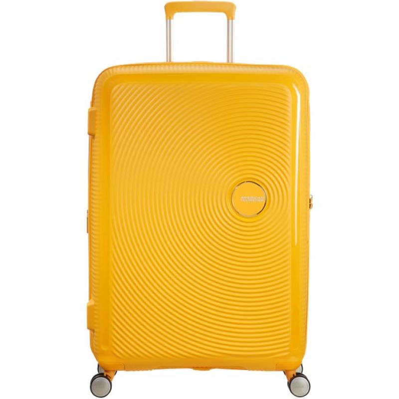American Tourister Soundbox Lielais čemodāns - zeltaini dzeltens