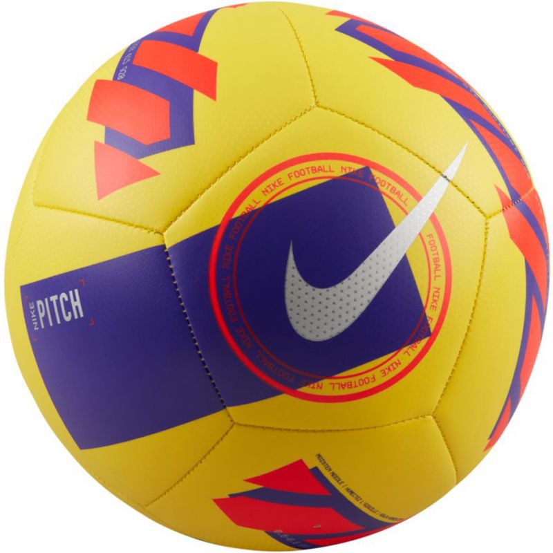 Futbola bumba Nike NK Pitch - FA21 yellow-purple DC2380 710 - 5