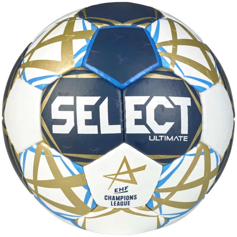Select Ultimate EHF Čempionu līgas oficiālā handbola bumba 200040 balta 2