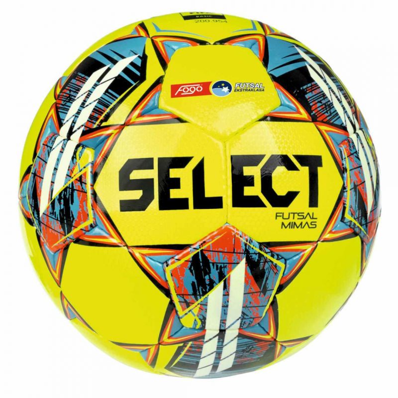 Futbola bumba SELECT Futsal Mimas FOGO Ekstraklasa FIFA Basic indoor ball yellow
