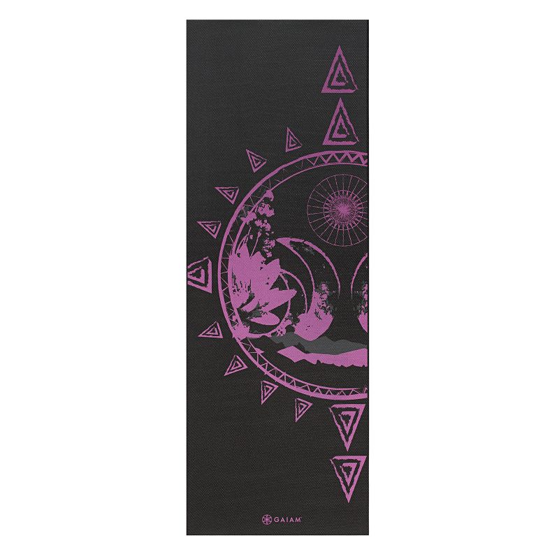 Double-sided Vingrošanas paklājiņš Gaiam "BE FREE" 6mm 62031